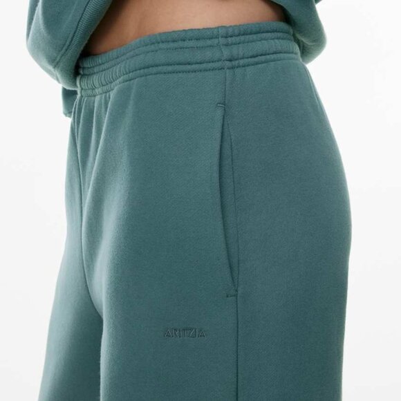 Aritzia Cozy Sweatfleece Boyfriend Balloon Sweatpant - Tidal Blue - Picture 4 of 9